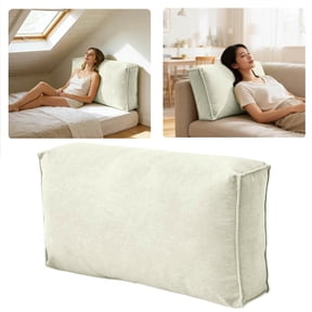 Rectangular Sofa Cushion with Removable Cover, Couch Back Support Pillow, Soft Lumbar Support Backrest for Reading Headboard, Replacement Couch Cushion for Home Use, 31.5x17.7x4.7 Inch