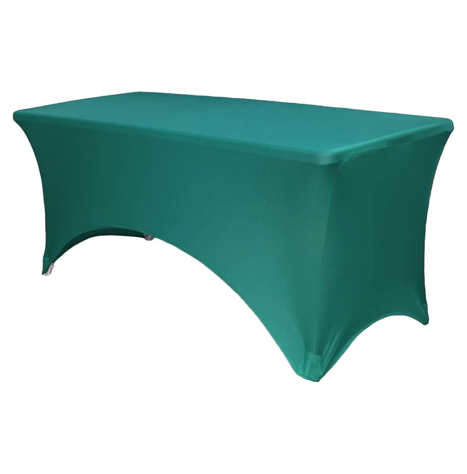 Elastic Tablecovers Rectangular Rectangular Spandex Table Covers 6ft Fitted Tablecloth Wedding Event ...