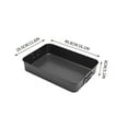 thumbnail image 1 of Rectangular Stainless Steel Baking Tray with Handles, Deep Roasting Pan for Chicken, Vegetables, and Baking, Multi-Purpose Kitchen Bakeware ( 16 Inch / High-Body / Double Ears ), 1 of 9