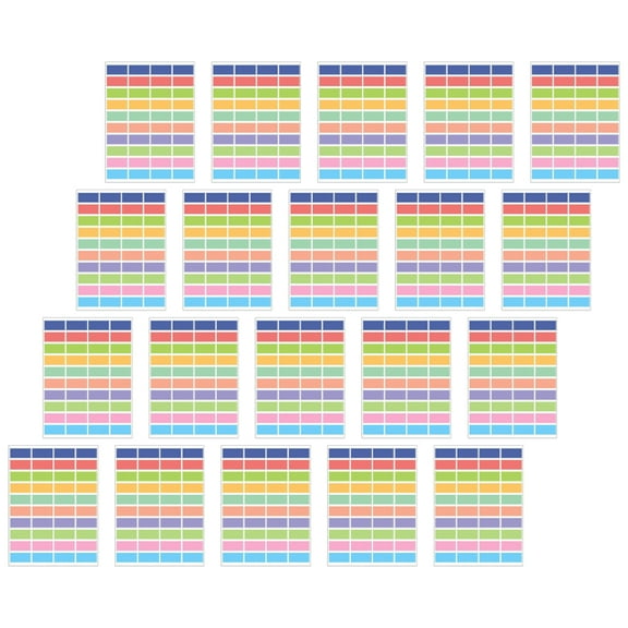 ifundom Assorted Color Label Stickers, Self-Adhesive and Easy to Use for Home, Office, School, and Organization