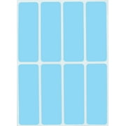 Rectangular Sticker 3x1 inch  Write on Labels for Organizing, Paper Sticker Sheet Tags  200-Pack (Light Blue) by Royal Green