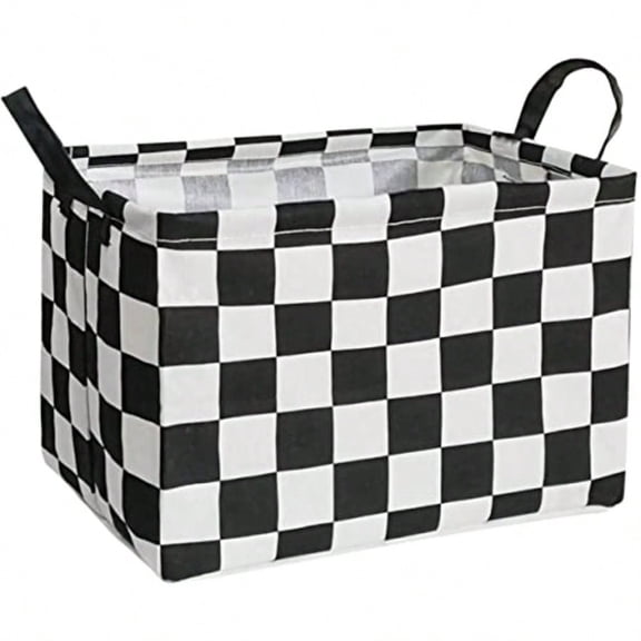 Rectangular Storage Basket Collapsible Organizer Bin Waterproof Toy Box for Organizing Home/Dorm/Kitchen/Pet/Office/Closet/Shelf/Gift Baskets