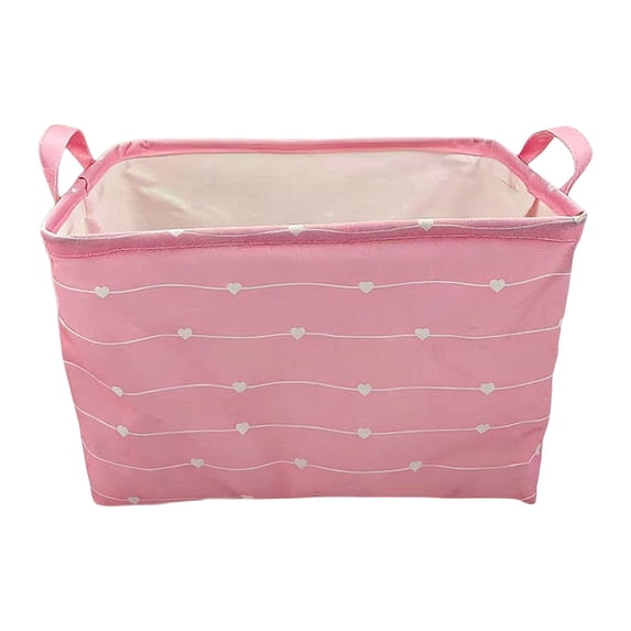 Rectangular Storage Basket Fabric Organizer Bin, Dienrx Storage Boxes Collapsible Storage Basket for Clothes Books Shelves Baske