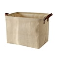 thumbnail image 1 of Rectangular Storage Basket, Ongmies Storage Large Basket Big Rectangular Fabric Organizer Box with Carry Handles for Linens Toys Clothes Kids Room, Collapsible Storage Bi, 1 of 2
