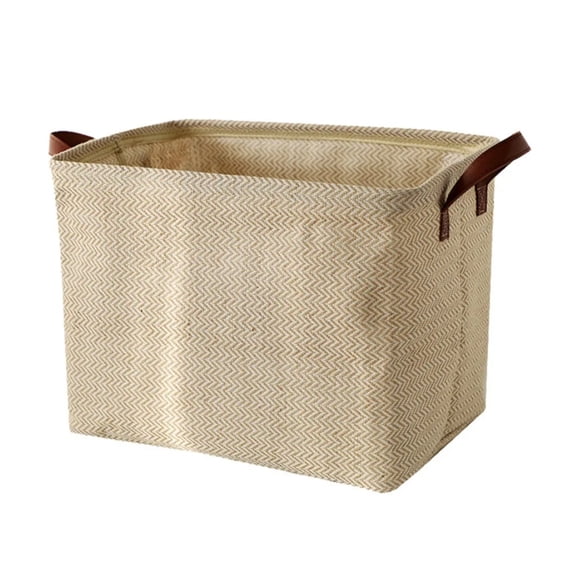 Rectangular Storage Basket, Ongmies Storage Large Basket Big Rectangular Fabric Organizer Box with Carry Handles for Linens Toys Clothes Kids Room, Collapsible Storage Bi