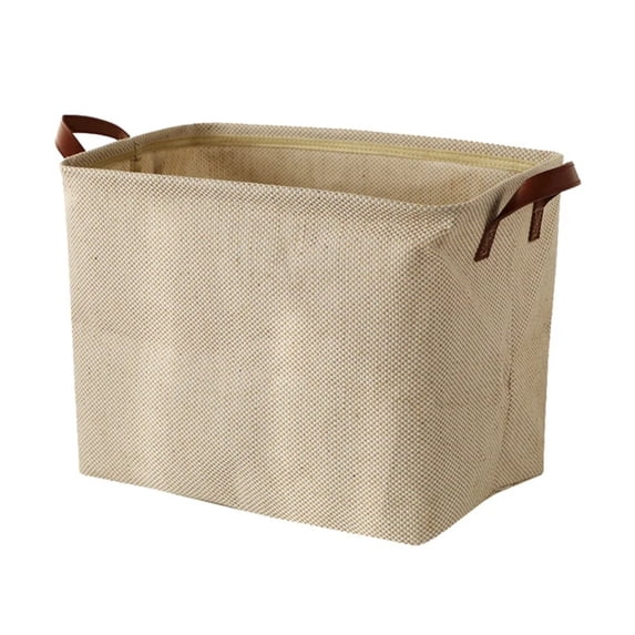 Rectangular Storage Basket, Ongmies Storage Large Basket Big Rectangular Fabric Organizer Box with Carry Handles for Linens Toys Clothes Kids Room, Collapsible Storage Bi