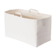 thumbnail image 1 of Rectangular Storage Basket,Washable Collapsible Canvas Organizer Bin with Sturdy Handles for Closet Bedroom Dormroom, 1 of 6