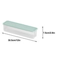 thumbnail image 1 of Rectangular Storage Box, Refrigerator Storage Container, Airtight Plastic Food Preservation Box with Hooks, Transparent Space-Saving Kitchen Organizer for Noodles and Dry Goods, 1 of 2
