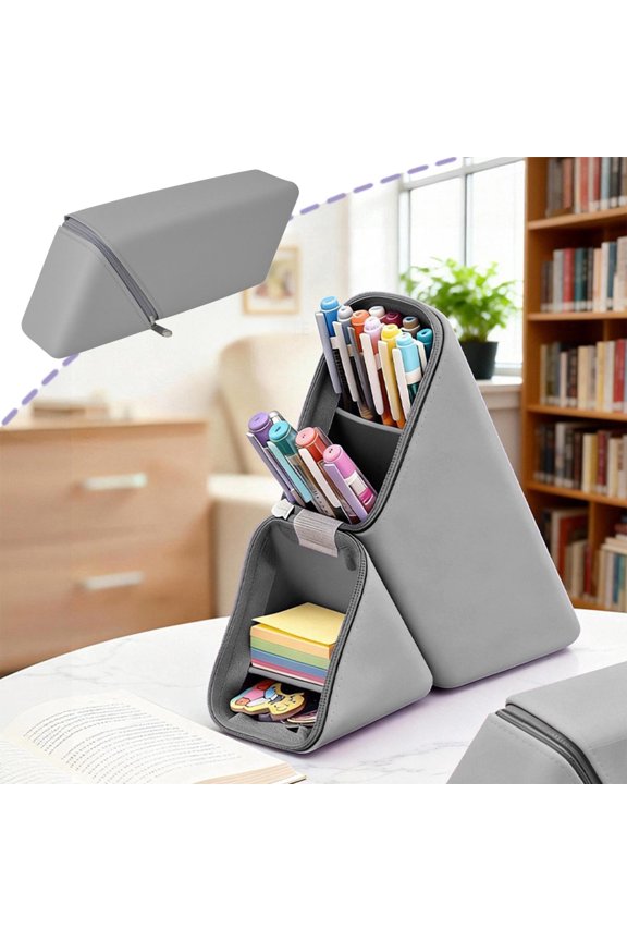 Rectangular Storage Silicone Coated Pencil, Double Purpose Case - 6.8x3.1x2.2 Inch Cloth for Youth