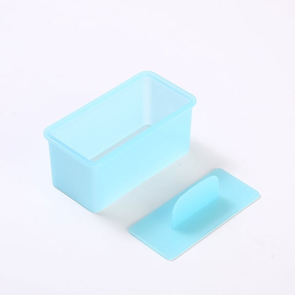 Rectangular Sushi Pressing Box DIY Rice Ball Maker Multi-layer Sushi Cake Mold for Home Kitchen Cooking Meal Prep Bento Box Accessories Easter Gifts for Foodies, Blue