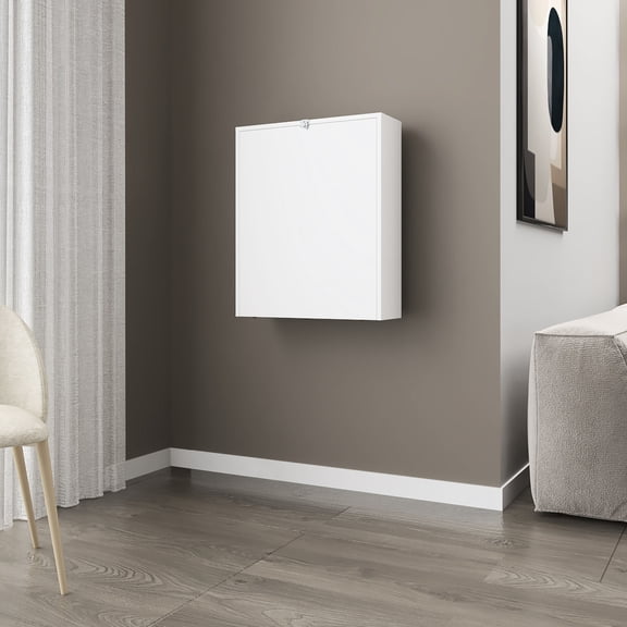 Rectangular Table - Wall-Mounted and Collapsible - In Small Homes - Saves Floor Space