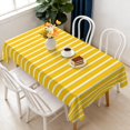 thumbnail image 1 of Rectangular Tablecloth 60x84 Inch – Waterproof Polyester Printed Table Cover, Wrinkle Resistant, Washable for Kitchen & Dining, Colorful Geometry Pattern, 1 of 6