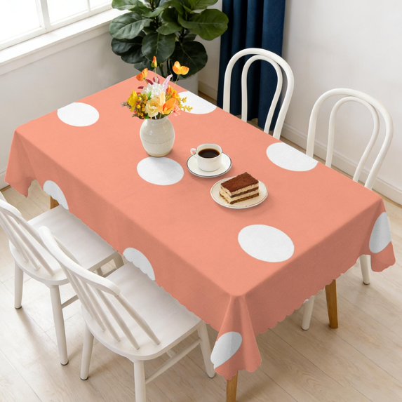 Rectangular Tablecloth 60x84 Inch – Waterproof Polyester Printed Table Cover, Wrinkle Resistant, Washable for Kitchen & Dining, Colorful Geometry Pattern