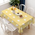 thumbnail image 1 of Rectangular Tablecloth 60x84 Inch – Waterproof Polyester Printed Table Cover, Wrinkle Resistant, Washable for Kitchen & Dining, Colorful Geometry Pattern, 1 of 6