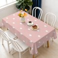 thumbnail image 1 of Rectangular Tablecloth 60x84 Inch – Waterproof Polyester Printed Table Cover, Wrinkle Resistant, Washable for Kitchen & Dining, Colorful Geometry Pattern, 1 of 6