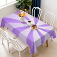 thumbnail image 1 of Rectangular Tablecloth 60x84 Inch – Waterproof Polyester Printed Table Cover, Wrinkle Resistant, Washable for Kitchen & Dining, Candy, 1 of 6