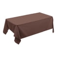 thumbnail image 1 of Rectangular Tablecloth Wrinkle-Resistant, Flame Retardant, Durable Party Table Cover, Banquet Tablecloth, Wedding Table Cover Coffee, 1 of 7