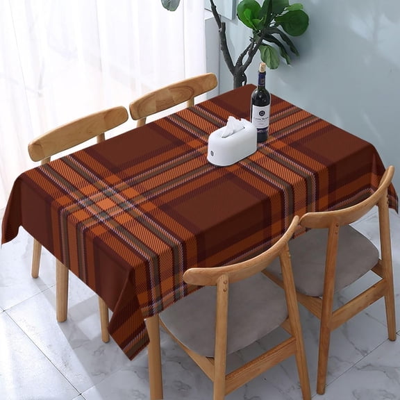 Rectangular Tablecloth \u2013 Waterproof, Wrinkle-Free, Decorative Table Cover for Dining Room, Parties, Picnics, and Outdoor Use, Down County Irish Tartan (60" X 84")