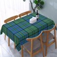 thumbnail image 1 of Rectangular Tablecloth \u2013 Waterproof, Wrinkle-Free, and Stain-Resistant, Decorative Table Cover for Dining Room, Parties, Picnics, and Outdoor Use, Clan Lockhart Tartan (60" X 84"), 1 of 5