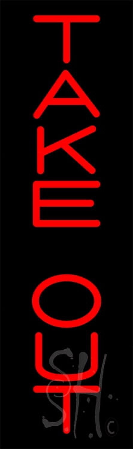 Rectangular Take-Out LED Neon Sign 27