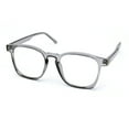 thumbnail image 1 of Rectangular Thin Horn Rim UV Blue Light Eye Protection Plastic Computer Glasses Slate, 1 of 4