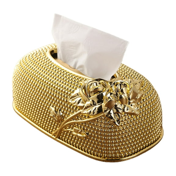 Rectangular Tissue Box Cover, Luxury Tissue Holders for Either Tissues in a Bathroom or Napkins on a Table