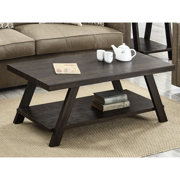 Rectangular Top Design / For Coffee Breaks at Home / Under - Table Storage Feature