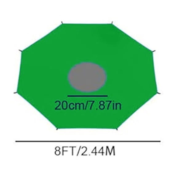 Rectangular Trampoline Sun Shade Cover, 6ft 10ft 12ft 14ft UV Protection, Heavy-Duty Outdoor Backyard Playground Accessories