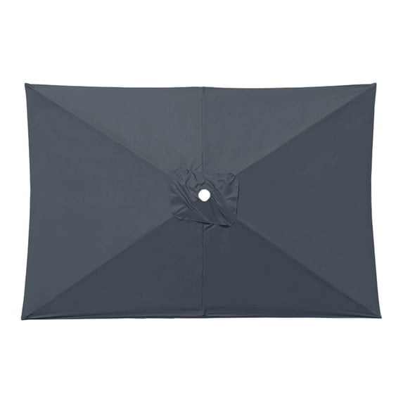 Rectangular Umbrella Replacement Canopy for Cantilever Patio Parasol, Large Rectangular Outdoor Umbrella Cover for Garden Yard, Heavy Duty Replacement Top for Market Table Pool Shade