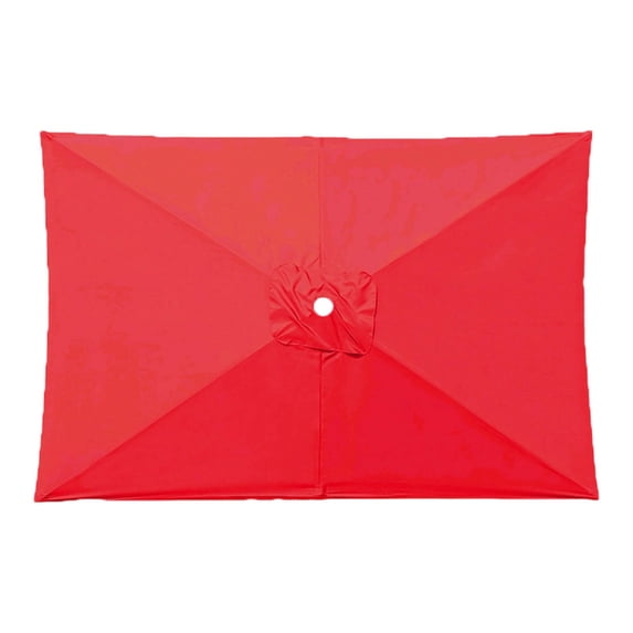 Rectangular Umbrella Replacement Canopy for Cantilever Patio Parasol, Large Rectangular Outdoor Umbrella Cover for Garden Yard, Heavy Duty Replacement Top for Market Table Pool Shade