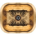 thumbnail image 1 of Whitehaus Rectangular Undermount Entertainment/Prep Sink with a Hammered Texture Surface, 1 of 2