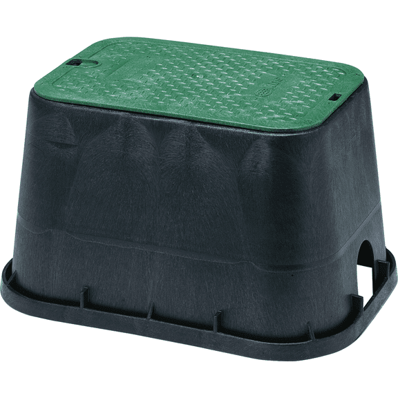Rectangular Valve Box with Cover - Pack of 4 Home & Garage Storage, Stackable Design