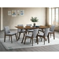 thumbnail image 1 of Rectangular Walnut Finish Eating Table - Spacious And Elegant Enhances Dining Area Charm, 1 of 2