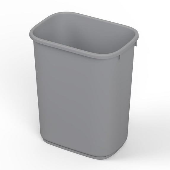 Rectangular Wastebasket Trash Can | 10 Pack