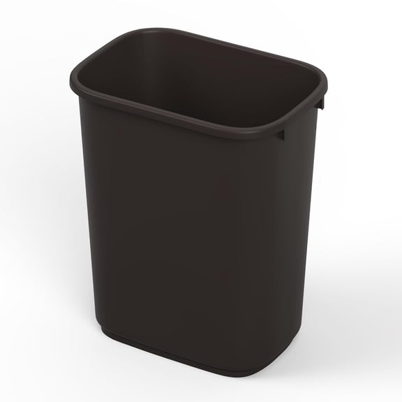 Rectangular Wastebasket Trash Can | 10 Pack