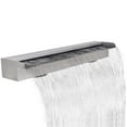 thumbnail image 1 of Rectangular Waterfall Pool Fountain Stainless Steel 35.4, 41668, 1 of 5