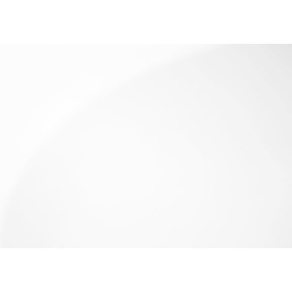 Rectangular White Coffee Table / Chrome Base for a Modern Touch