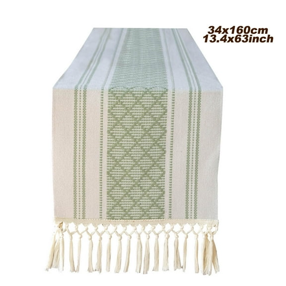 Rectangular Woven Table Flag, Thick Linen Tea Table Tablecloth, Dining Table Cushion, Cabinet Bed Towel, Elegant Home Decor, Modern Living Room, Bedroom Furniture, Soft Fabric Coverings TOPLIU