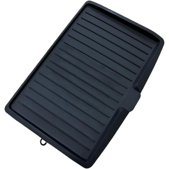 Rectangular kitchen tray and produce serving rack—multiuse platter for fruit, vegetables and tableware organization
