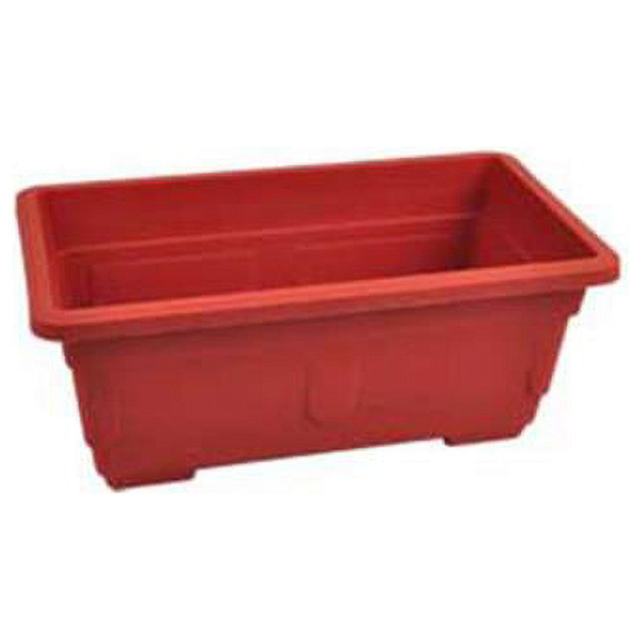 Rectangular plastic flower pot Case of 16