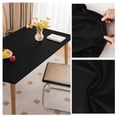 thumbnail image 1 of Rectangular tablecloth, elastic edges, PU leather tablecloth waterproof, dining table mat non-slip, wipeable for garden table, dining table, coffee table, 1 of 6