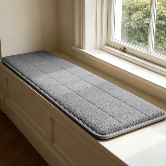 Rectangular thickened long stool cushion,non slip soft seat pad,comfy sitting mat for home hallway window sofa leisure use