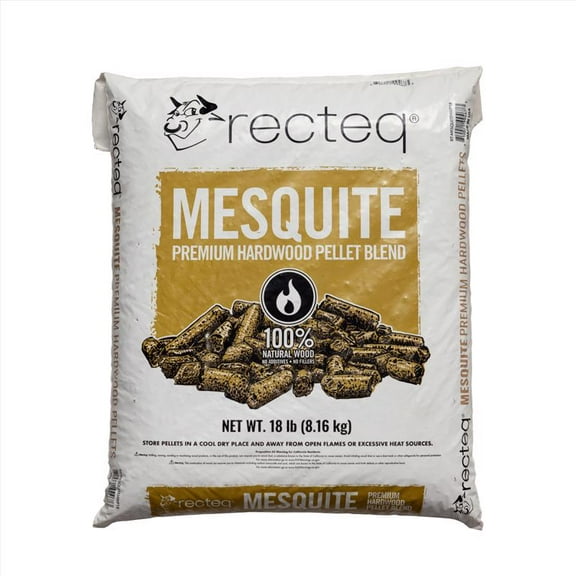 Recteq Hardwood Pellets All Natural Mesquite 18 lb