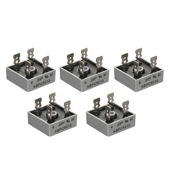 Raindrops Single Phase Bridge Rectifier for Household Appliances Silver Metal 1000V 50A