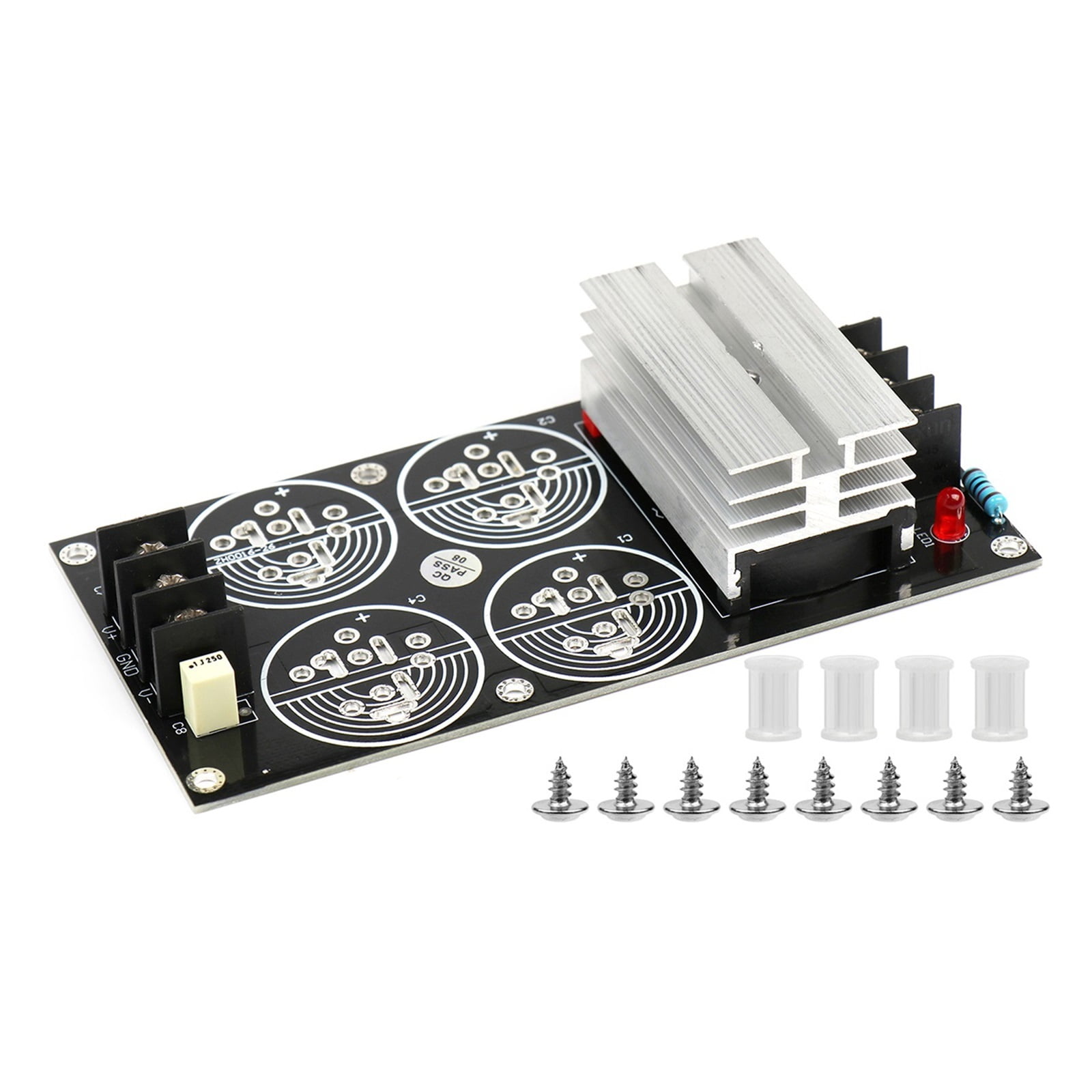 4x10000uF 50V Filter Capacitor Board – Power Supply Rectifier For Amplifier & DIY Audio Projects
