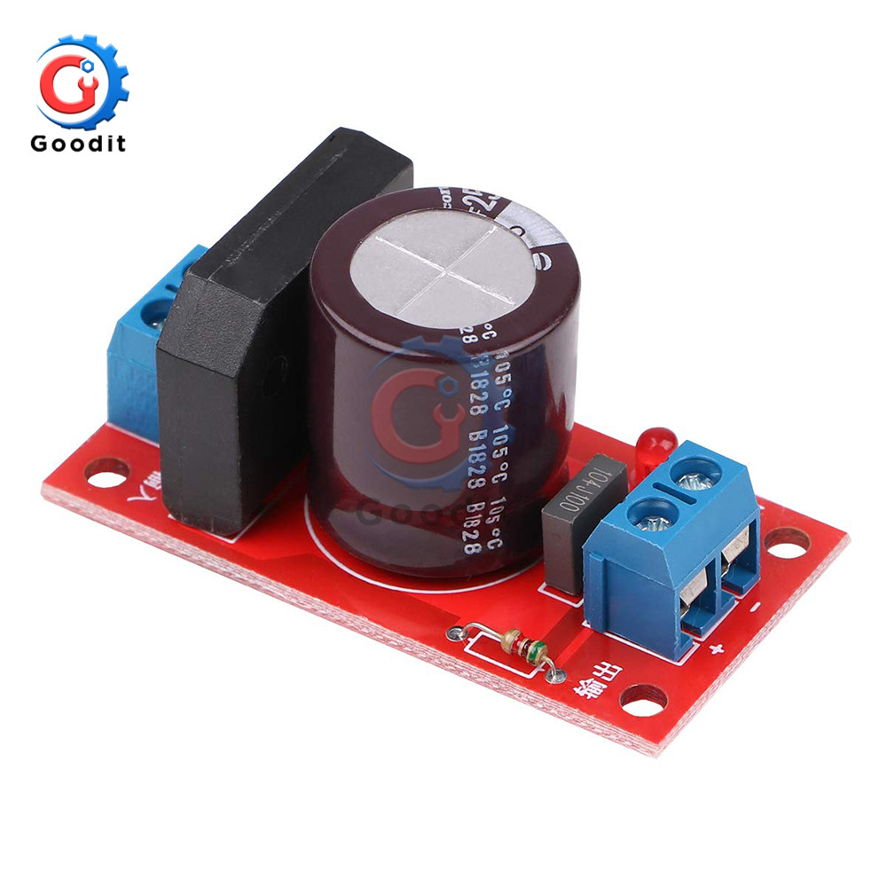 Rectifier Filter Power Board 3A 8A Rectifier with Red LED Indicator AC