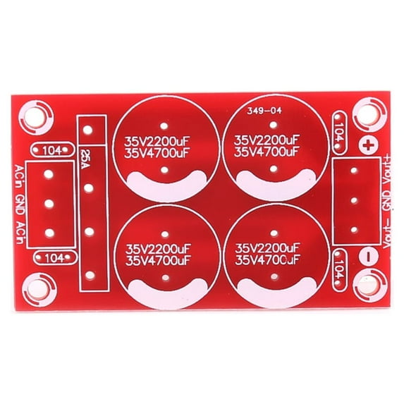 Rectifier Filter Power Supply Board Positive & Negative Voltage Dual Power PCB B