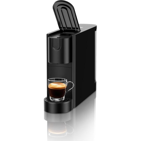 RectoCaf Espresso Machine for Nespresso Original Capsule Pod, 20 Bar Professional Italian Pump Coffee Machine, Extra Mini Espresso Maker for Home & Office, Black