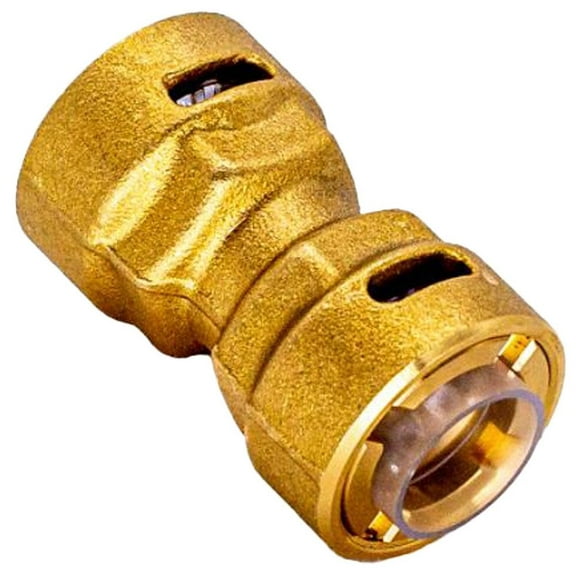 RectorSeal 87021 Brass, 0.62 in Quick Connect Union Pipe Fitting