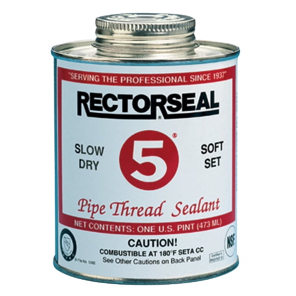 Rectorseal 25551 8-Ounce No. 5 Pipe Thread Sealant (Tw Pck)